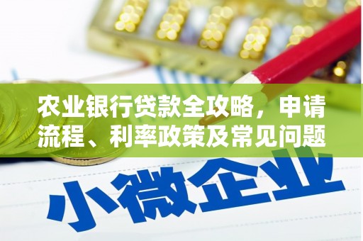 西贡农业银行贷款全攻略，申请流程、利率政策及常见问题解析