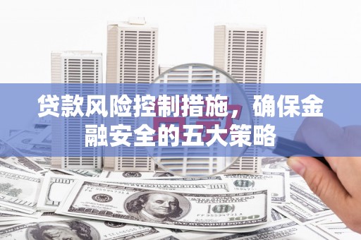 西贡贷款风险控制措施，确保金融安全的五大策略